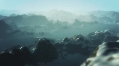 Misty Mountains Stock Footage 22431914