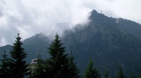 Misty Mountains Stock Footage 25042091