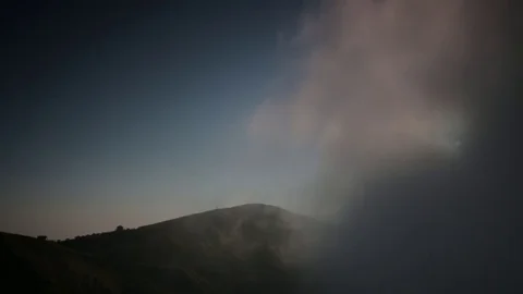 Misty Mountaintop Stock-Footage 85428023