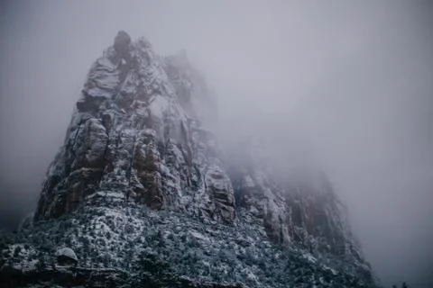 MISTY MT MORONI Stock Photos