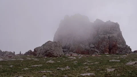 Misty Peaks HD Stock Footage 234696174