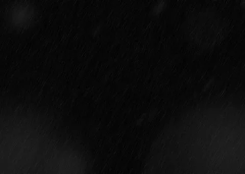 Misty rain effect overlay template on black background Stock Photos