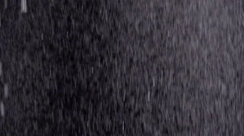 Misty rain at night backlit Video stock 43245467
