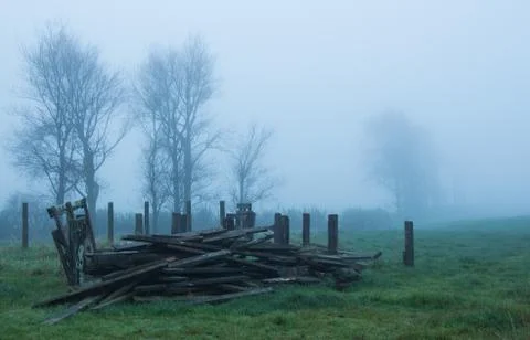 Misty remains Stock Photos