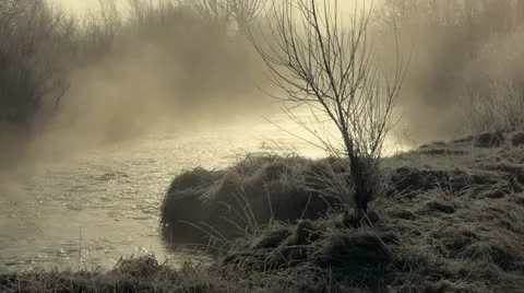 Misty River 2 Video stock 22070140