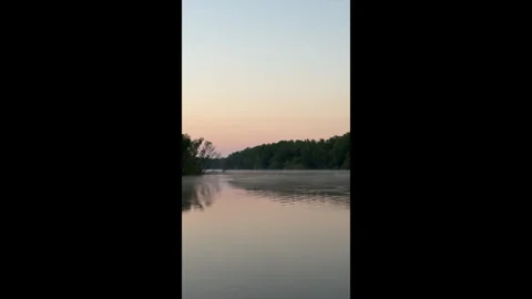 Misty River Dawn 库存影片 336524954