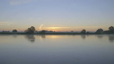 Misty River Stock Footage 36053106