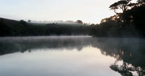 Misty River Stock Footage 218889314