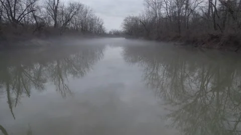 Misty River - Ungraded (Log) 스톡 동영상 230190971