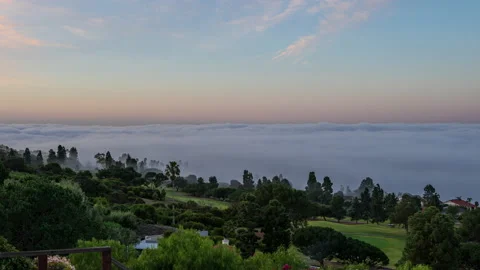 Misty Sunrise Timelapse 스톡 동영상 222840957