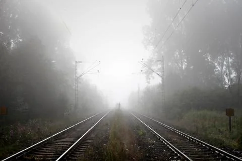 Misty trails Stock Photos