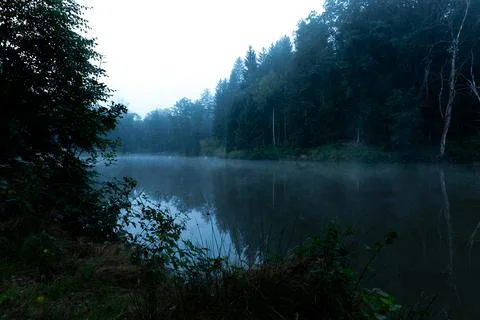 Misty waters 스톡 사진