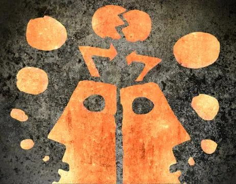 Misunderstandings Stock Illustration