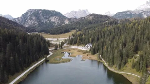 Misurina lake 스톡 동영상 147560157
