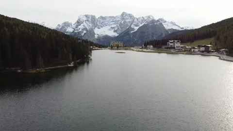 Misurina lake 스톡 동영상 147560537
