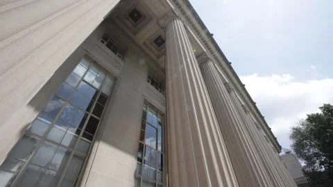 MIT Dome Columns and Architecture Video stock 307170228