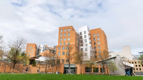 MIT Stata Center, Day Timelapse Video, Cambridge Vídeos de archivo 107104416