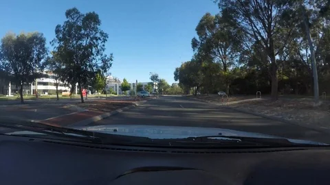 Mitchell freeway Perth time-lapse highway traffic GoPro Stock Footage 121694602