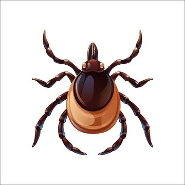 Mite bug art, insect control. Vector illustration Stock Illustration