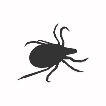The mite icon Stock Illustration
