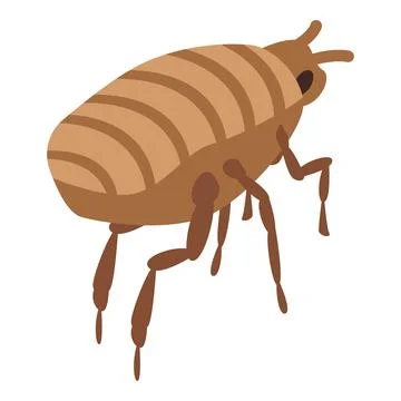 Mite icon, isometric style 스톡 일러스트