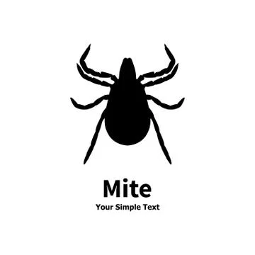 Mite Illustrazione stock