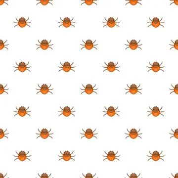 Mite pattern, cartoon style Stock Illustration