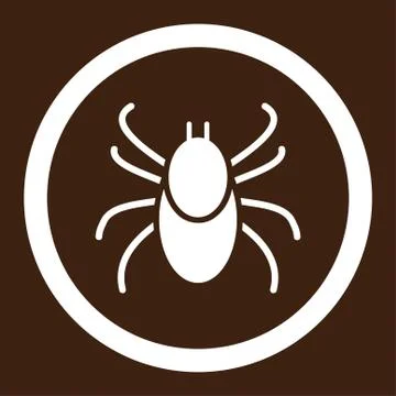 Mite Rounded Vector Icon Illustrazione stock