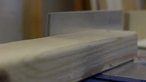 Miter saw cut close up Stock Footage 70997726