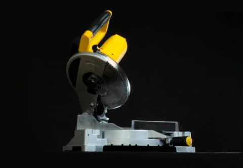 Miter saw. Stock Photos