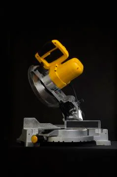 Miter saw. Stock Photos