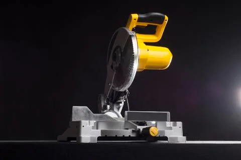 Miter saw. Stock Photos