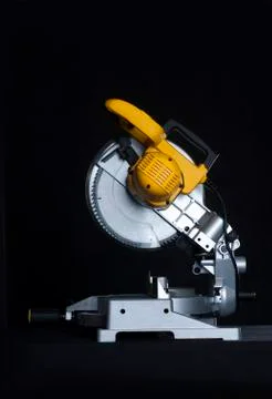 Miter saw. Stock Photos