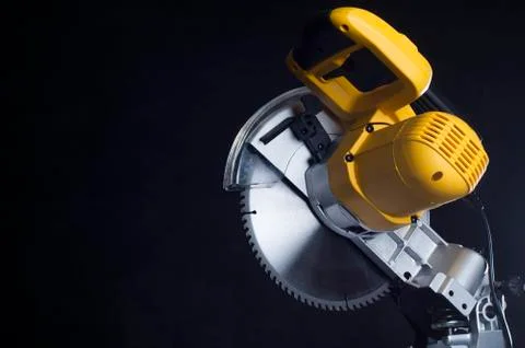 Miter saw. Stock Photos