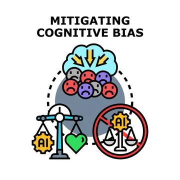 Mitigating cognitive bias through balanced artificial intelligence and ethics Stock Illustration