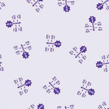 Mitigation plan risk glyph seamless pattern イラスト素材