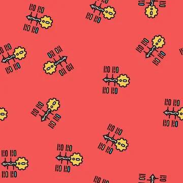 Mitigation plan risk vector seamless pattern イラスト素材