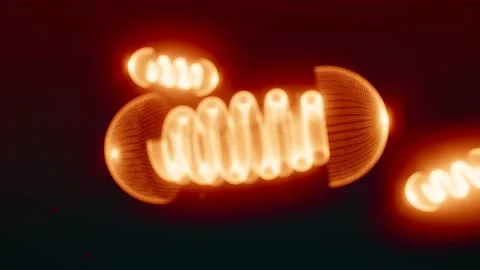 Mitochondria Organelle Point Cloud Scan Stock Footage 342295267