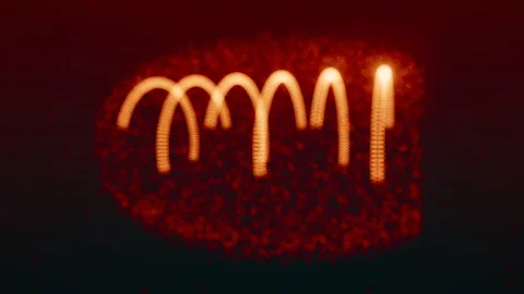 Mitochondria Particle Cloud Abstract Stock Footage 342295310