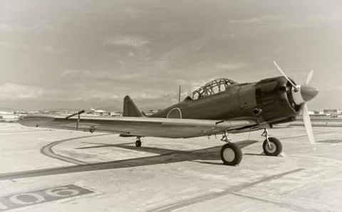 The Mitsubishi A6M Zero WWII Stock Photos