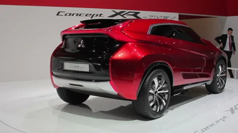 Mitsubishi car Stock Footage 47940239