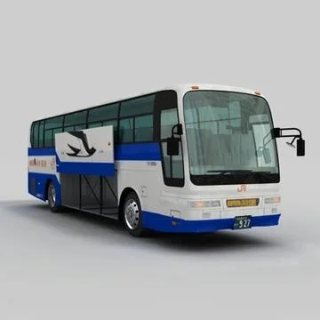 Mitsubishi Fuso Aero Queen (JR Tokai Bus) 3D Model