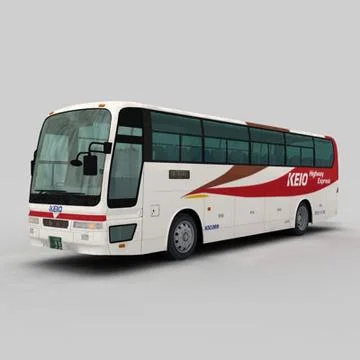 Mitsubishi Fuso Aero Queen (Keio Highway Express Bus) 3D Model