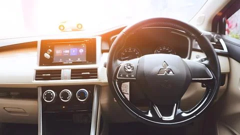 Mitsubishi Xpander interior Stock Photos