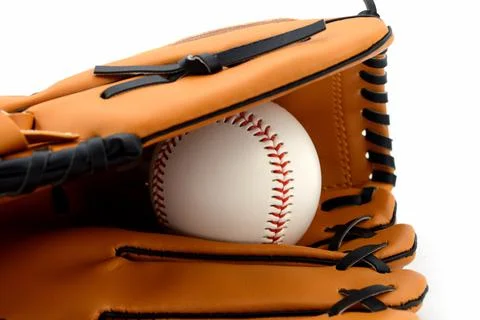 Mitt and Baseball Stock Photos