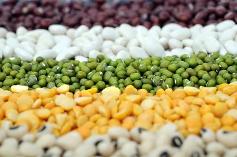 Mix beans Stock Photos