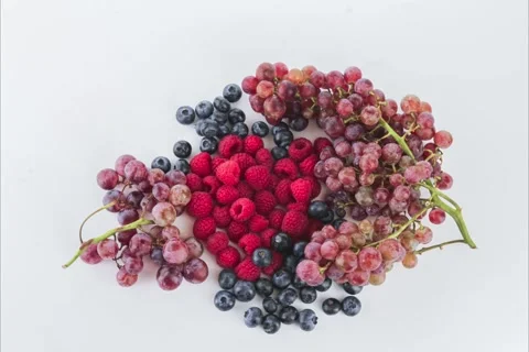 Mix of berries Stock Footage 271372232