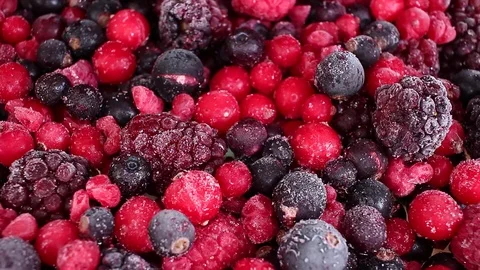 Mix berry berries cranberry raspberry blueberry blueberries Stock Footage 102678368