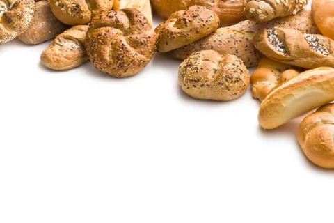 Mix of breads Stock Photos