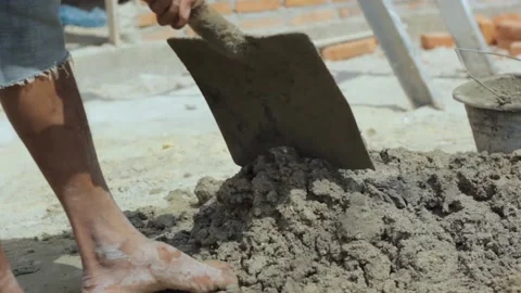 Mix Building Cement Stock Footage 199925917